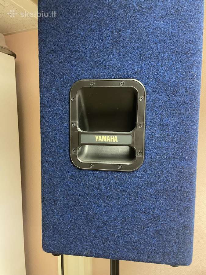 Garso kolonėlės Yamaha 2vnt +stovai+kabeliai - nuotraukos Nr. 4