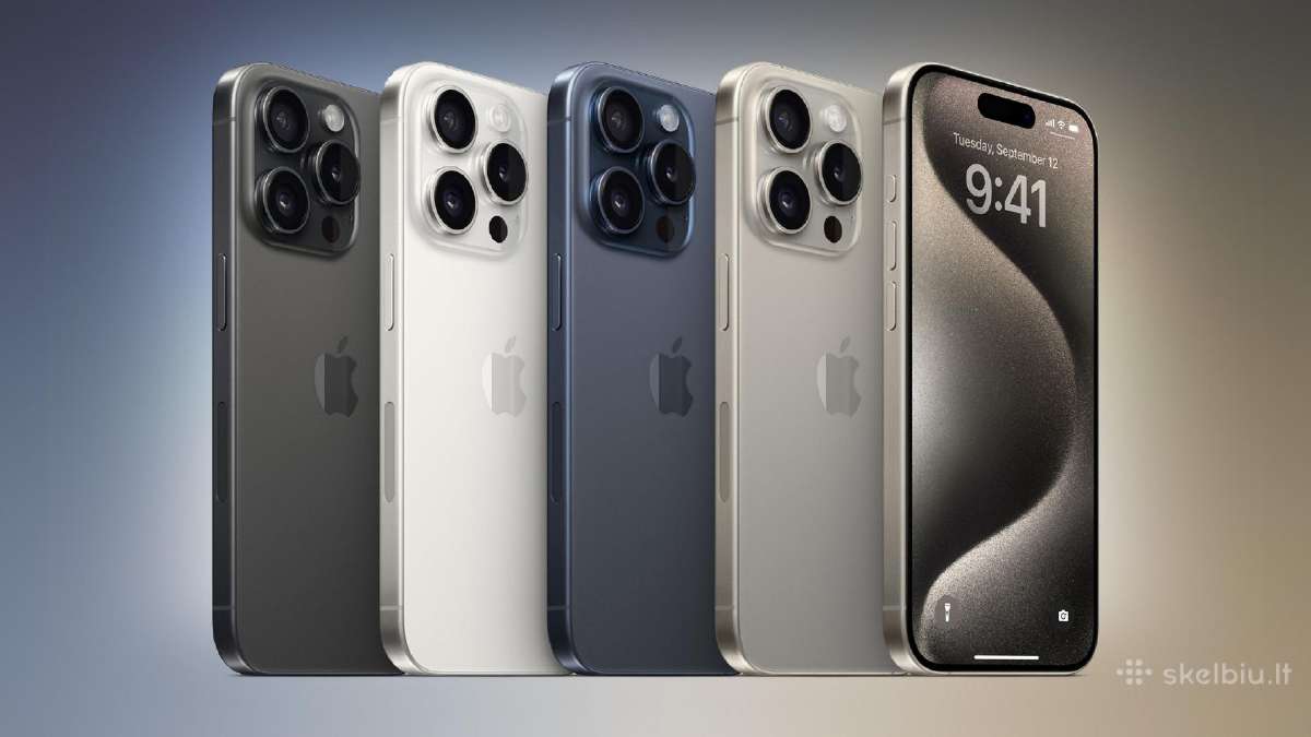 Perku iPhone 15 pro Max - Domina ir kiti !