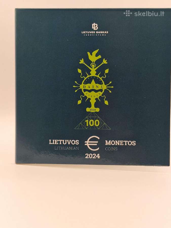 2024 Lietuva, Dainų šventė,euro monetų Bu rinkinys - nuotraukos Nr. 3