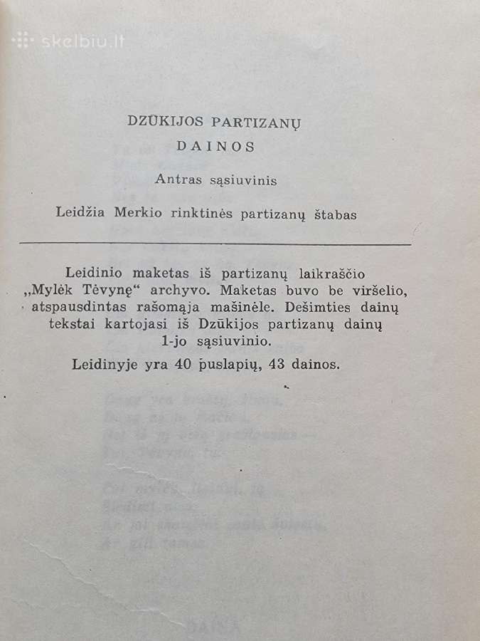 Knyga "Sušaudytos dainos" - nuotraukos Nr. 6
