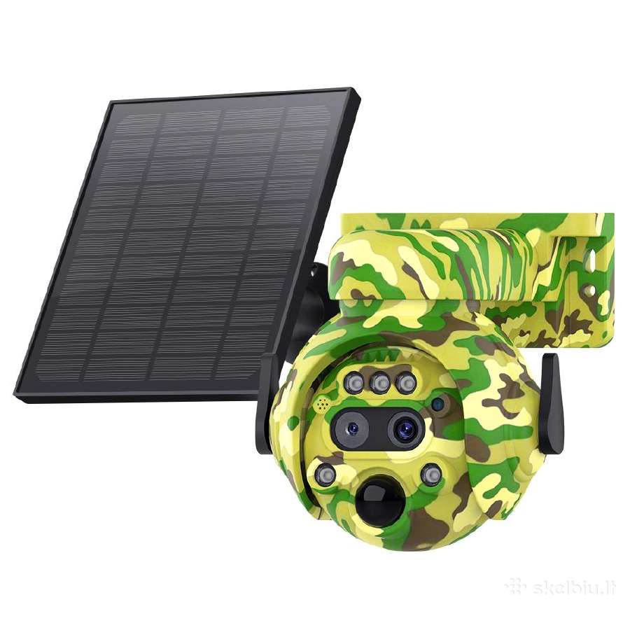 Kamera su saulės panele 4G Sim su Optiniu 12x 6mp - nuotraukos Nr. 2