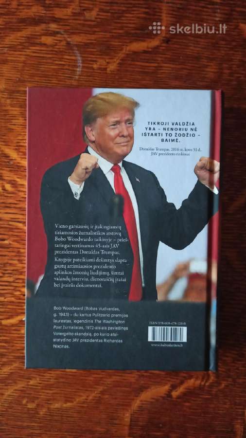 Parduodu knyga"baimė Trumpas Baltuosiuose Rūmuose" - nuotraukos Nr. 2