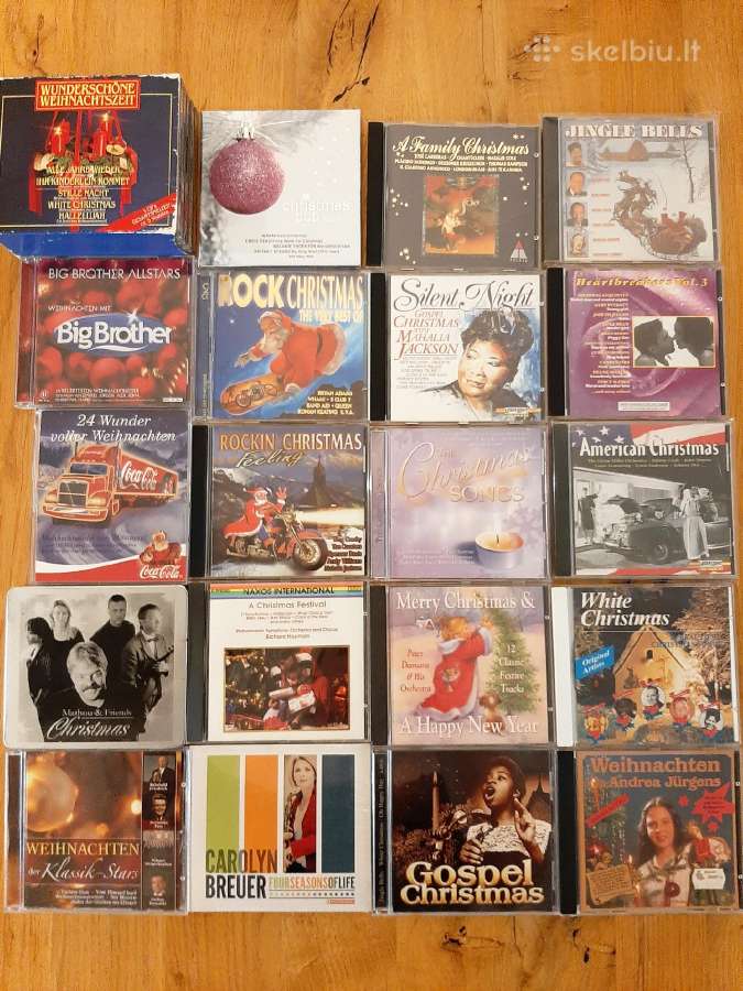 Kalėdinės dainos Christmas songs CD albumai
