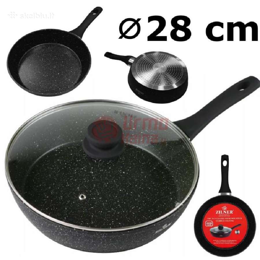 Puodų Rinkinys, keptuvės, prikaistuvas, peiliai - nuotraukos Nr. 24