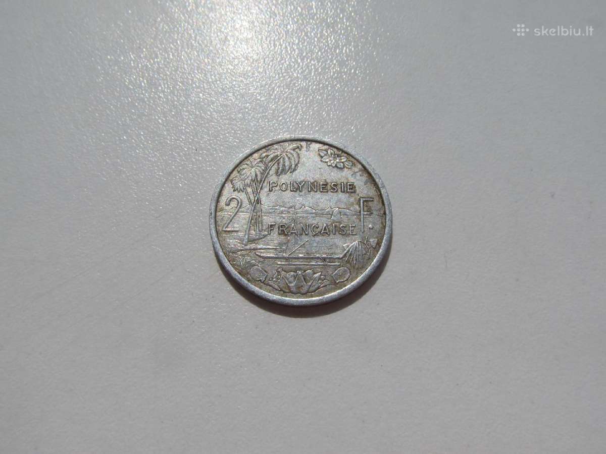 2 frankai , Prancūzijos Polinezija , 1991 , 2002 - nuotraukos Nr. 3