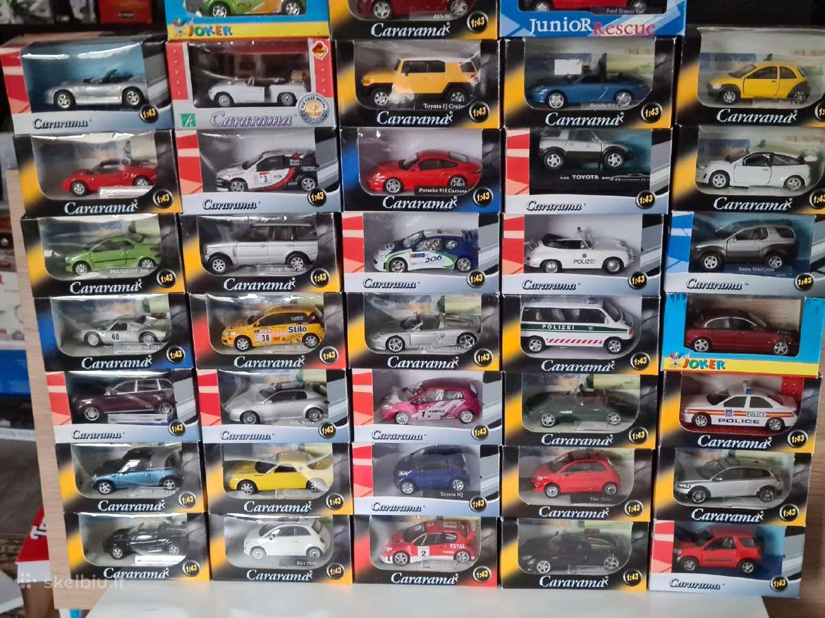 Įvairūs automobilių modeliai 1:43