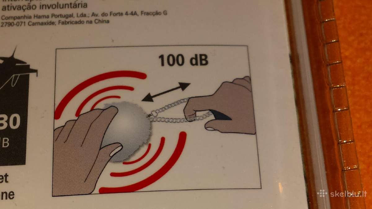 Mini signalizacija,alarmas,nesiojama apsauga 100db - nuotraukos Nr. 11