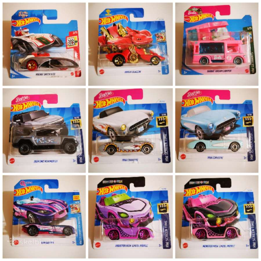 Hot wheels kolekciniai modeliukai