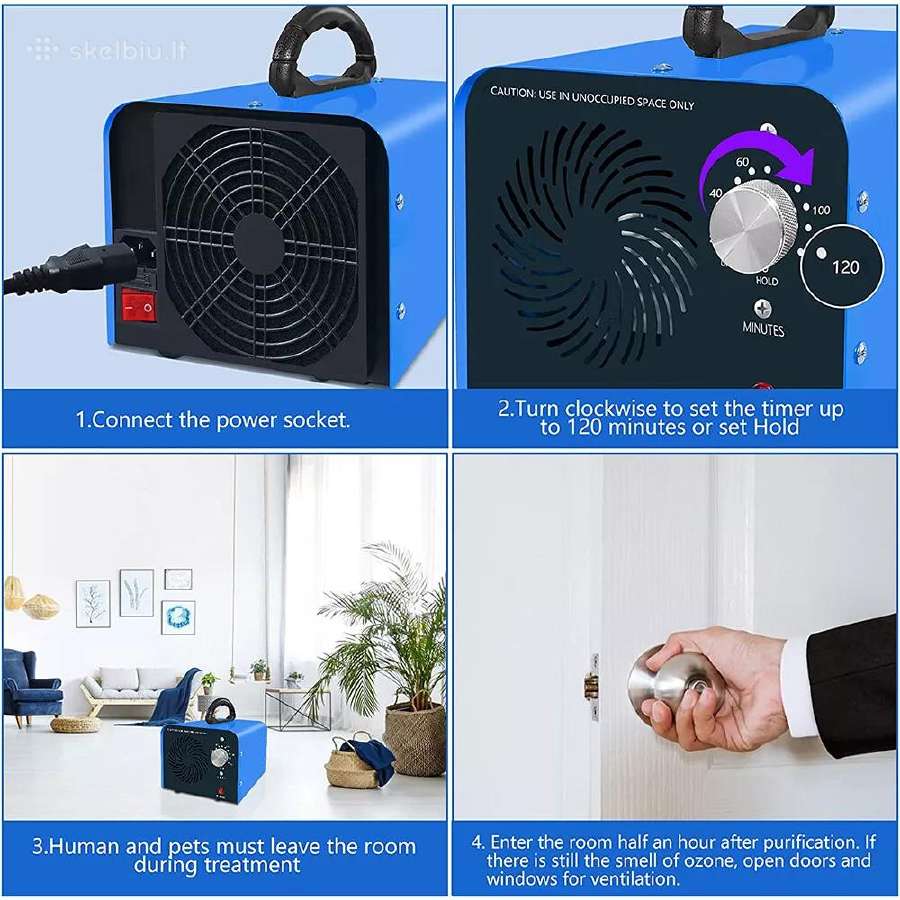 Ozono generatorius ozonatorius 60g ozone generator - nuotraukos Nr. 7