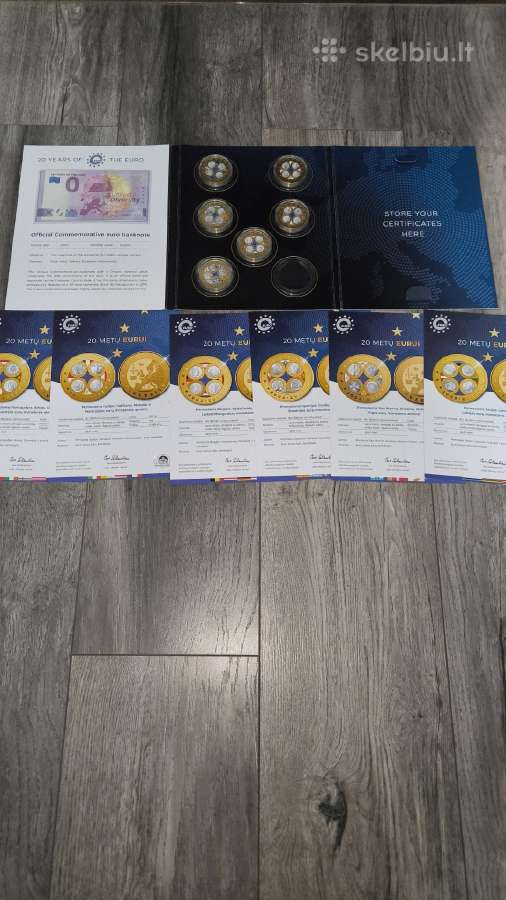 Medalių kolekcija "20 metų eurui"
