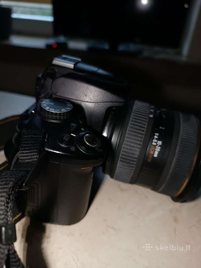 Nikon D5000 kartu su Sigma 10-20 1.4-5.6 objektyvu