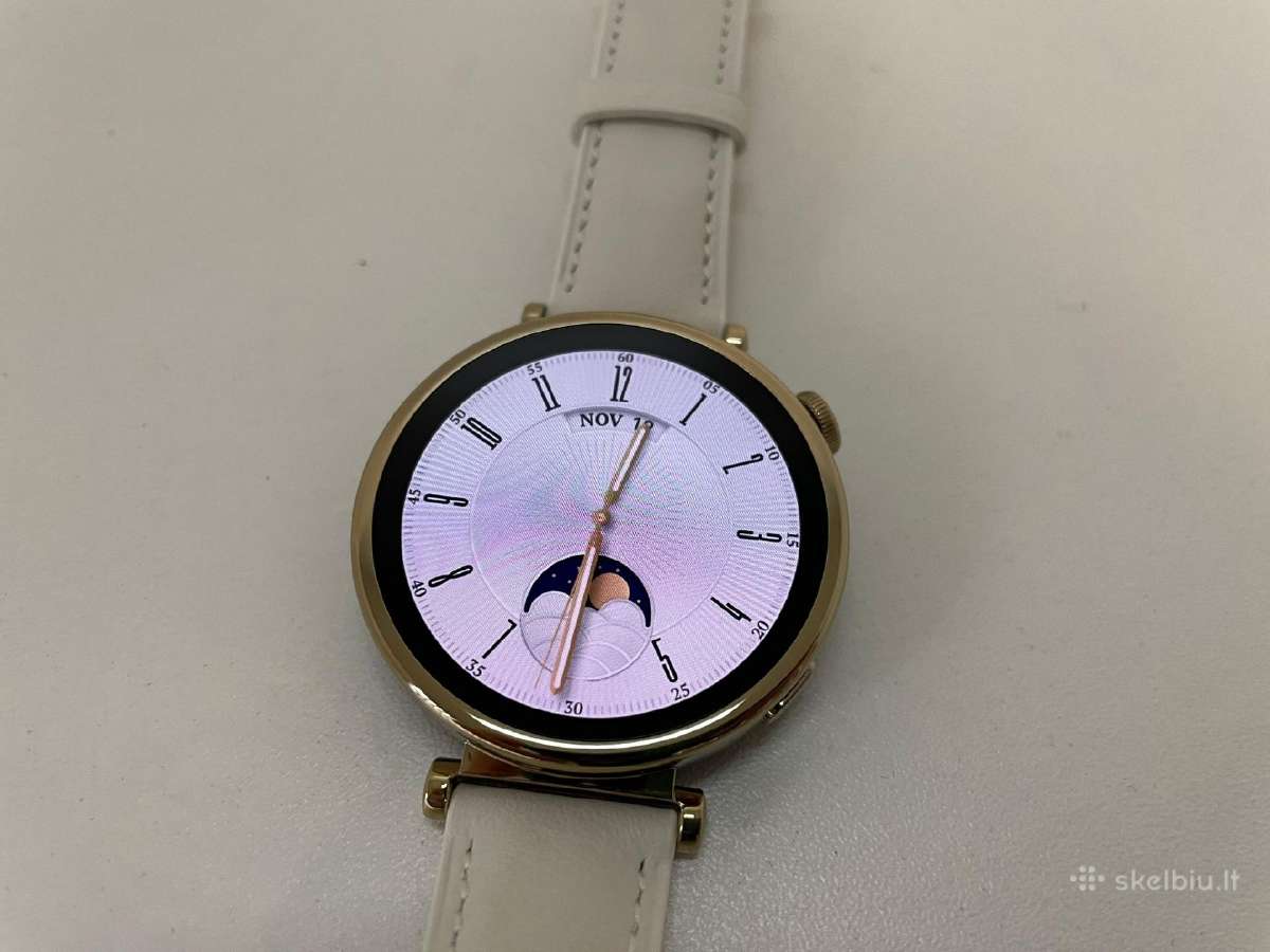 Huawei Watch Gt 4 Leather (41mm) (Ekspo) + 6 mėn. - nuotraukos Nr. 4