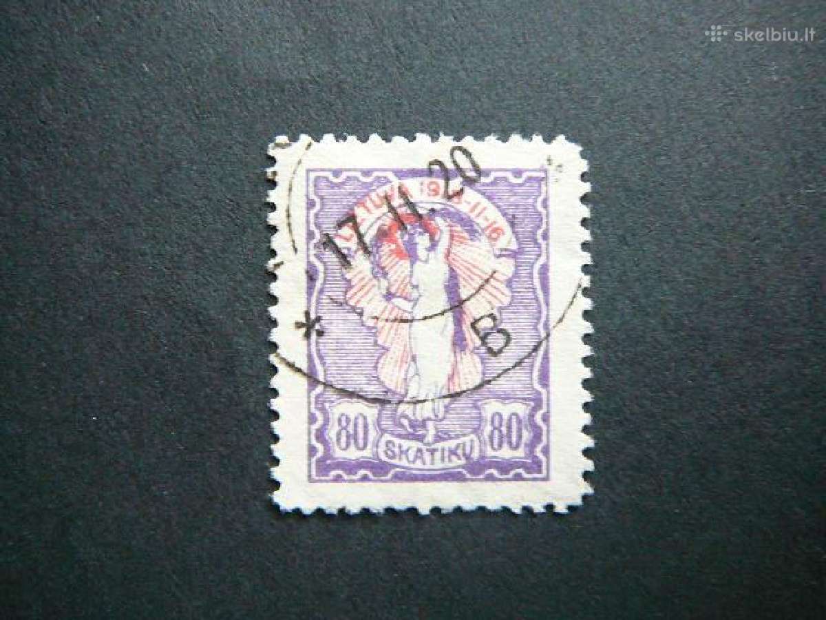 Lietuva 1920 Nepriklausoma 2m. antsp. lit72a