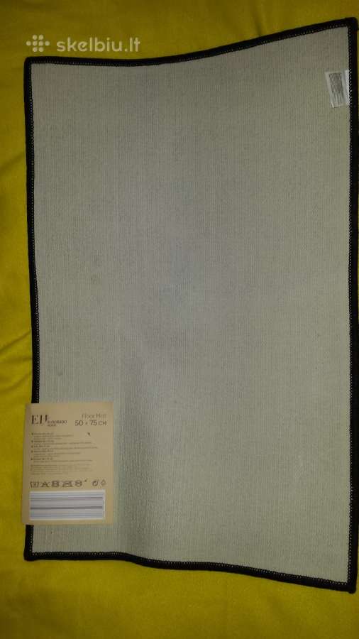 Koridoriaus arba duru kilimelis. juodas. 75*50cm - nuotraukos Nr. 3