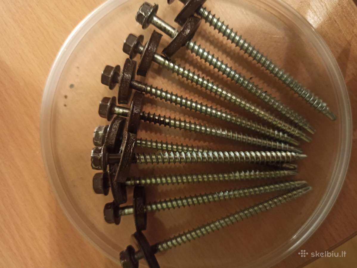 Stogo sraigtai į metalą 4.8x35 mm Ral8017 - nuotraukos Nr. 2