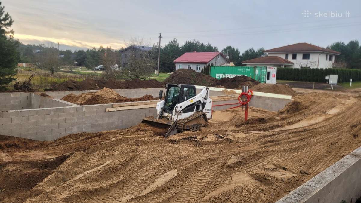 Bobcat ir eskavatoriaus nuoma Kaunas - nuotraukos Nr. 7