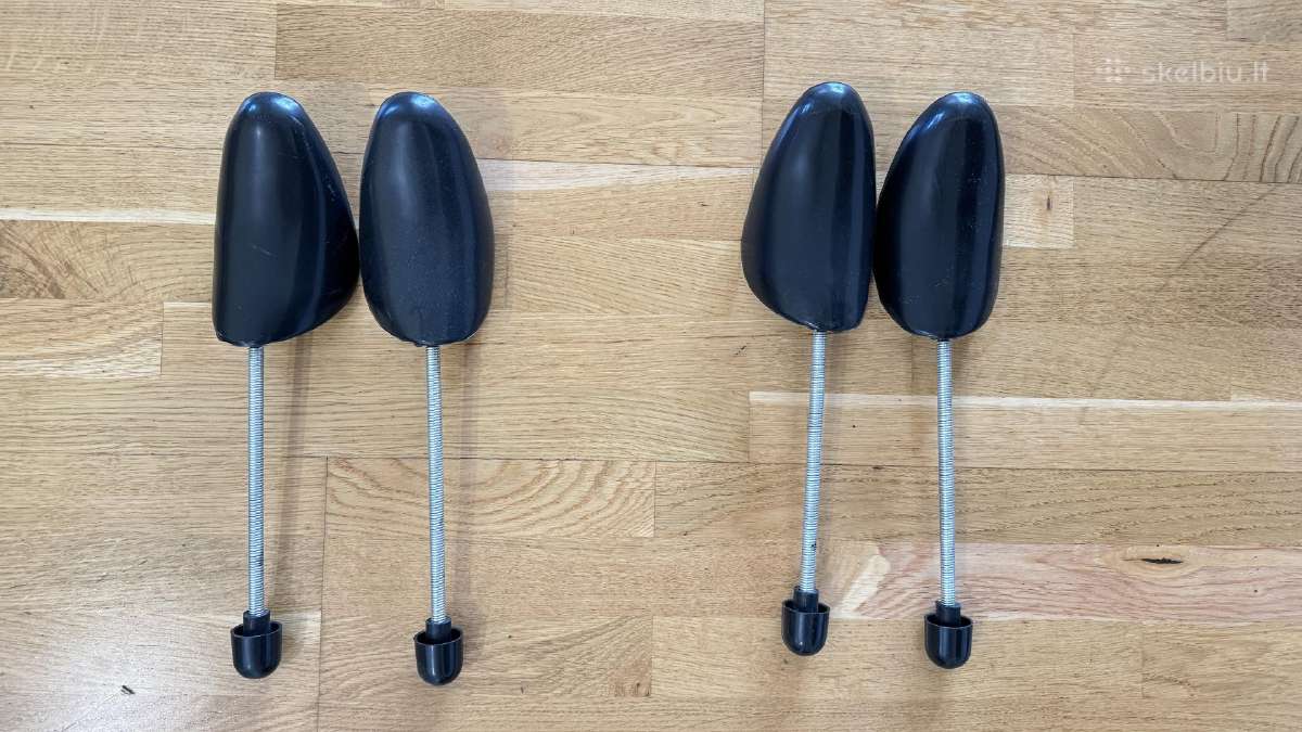 Batų kurpaliai, 2 poros, juodos spalvos, plastikas - nuotraukos Nr. 2