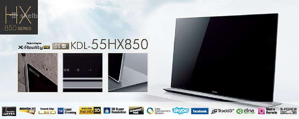 Sony Kdl-55hx850 - nuotraukos Nr. 2
