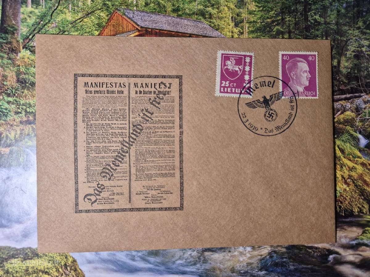 Memelio pašto ženklai ir vokai. Privati laida - nuotraukos Nr. 14