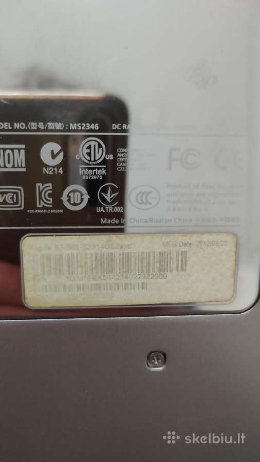 Acer Aspire S3-391-53314g52add Ultrabook - nuotraukos Nr. 3