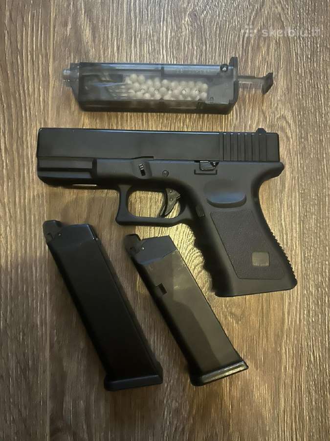 Airsoft Glock Replica Metalinis (Grenn Gas) - nuotraukos Nr. 2