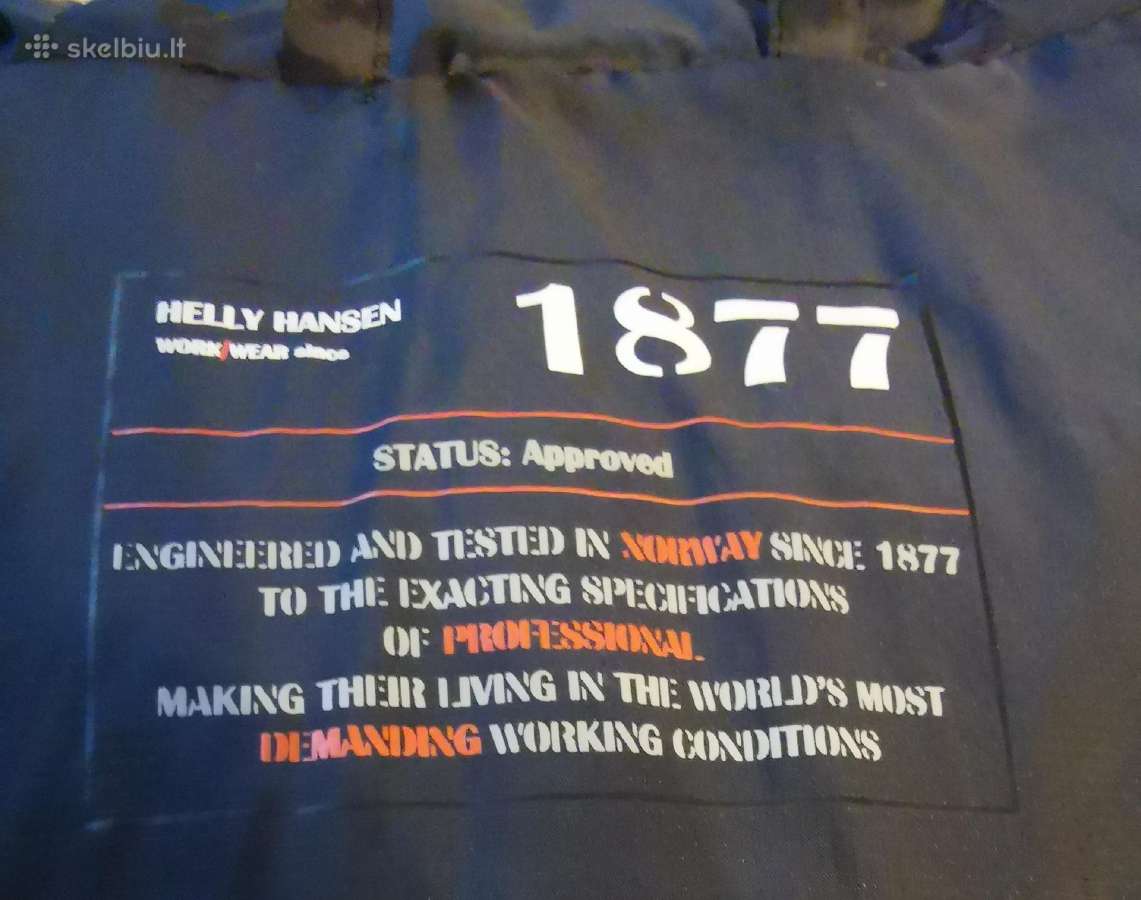 Helly Hansen workwear striukė - nuotraukos Nr. 10