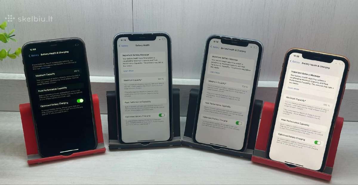 iPhone 11 64-128gb -100% baterijos su garantija! - nuotraukos Nr. 2