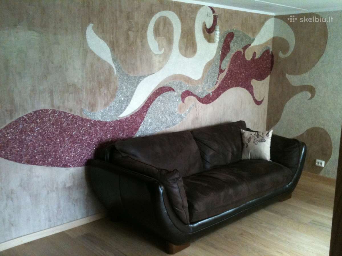 Skysti tapetai, silkplaster, mikrocementas - nuotraukos Nr. 6