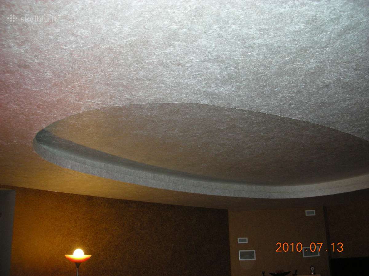 Skysti tapetai, silkplaster, mikrocementas - nuotraukos Nr. 8