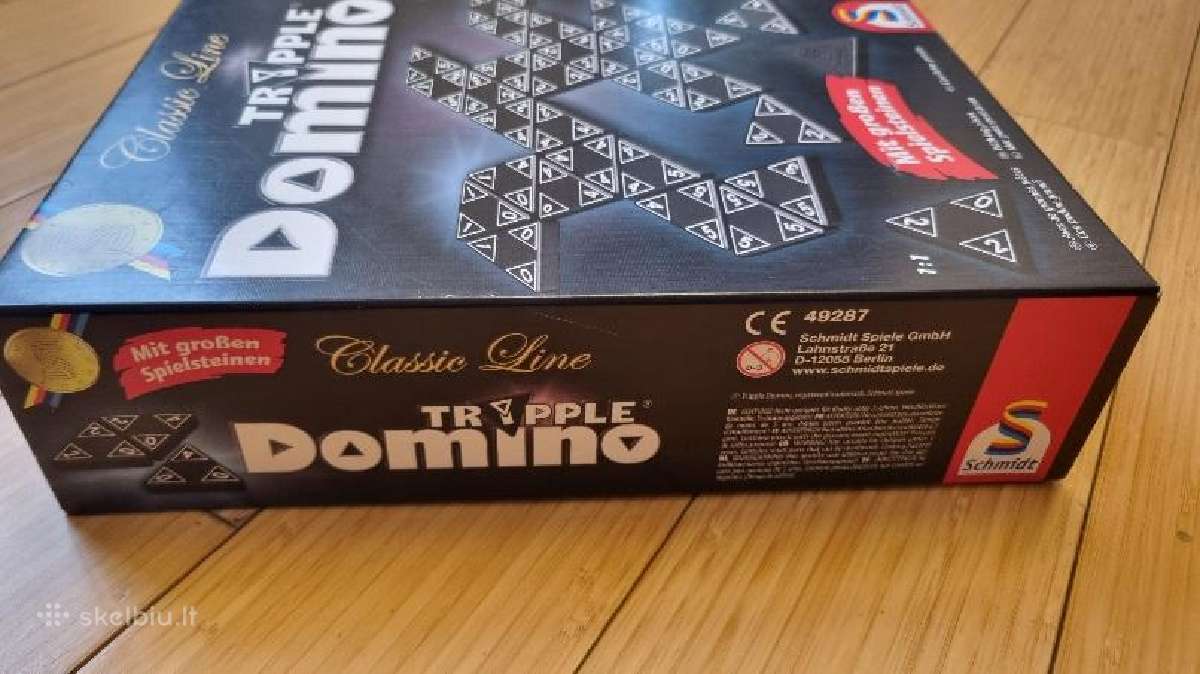 Stalo žaidimas "Tripple Domino" (Triomino) - nuotraukos Nr. 4