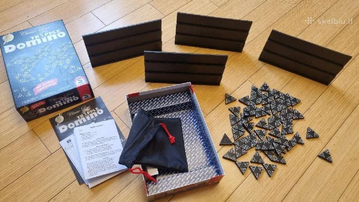 Stalo žaidimas "Tripple Domino" (Triomino) - nuotraukos Nr. 3