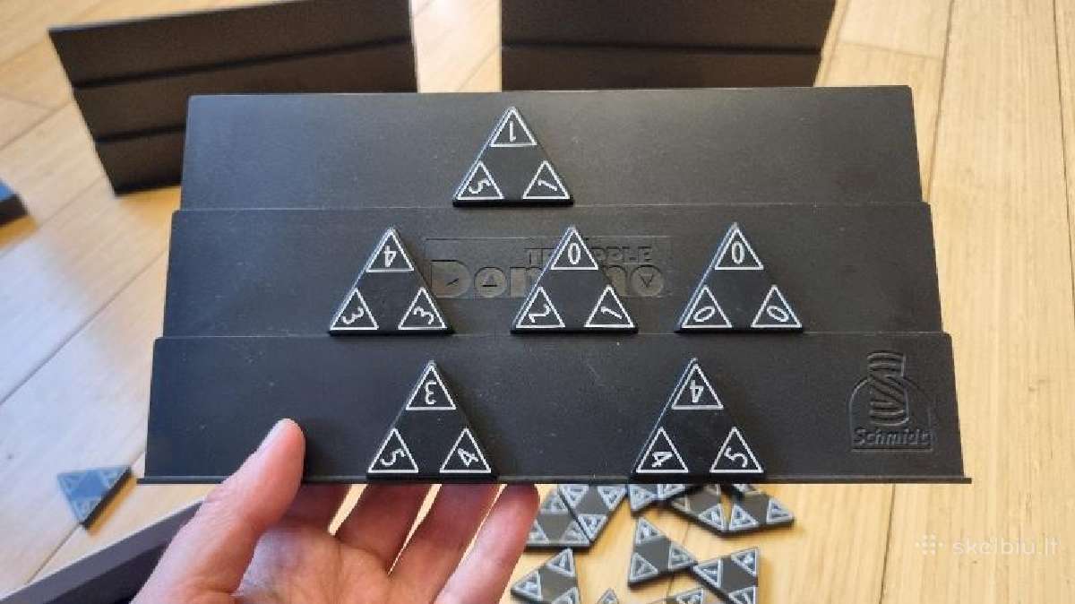 Stalo žaidimas "Tripple Domino" (Triomino) - nuotraukos Nr. 5
