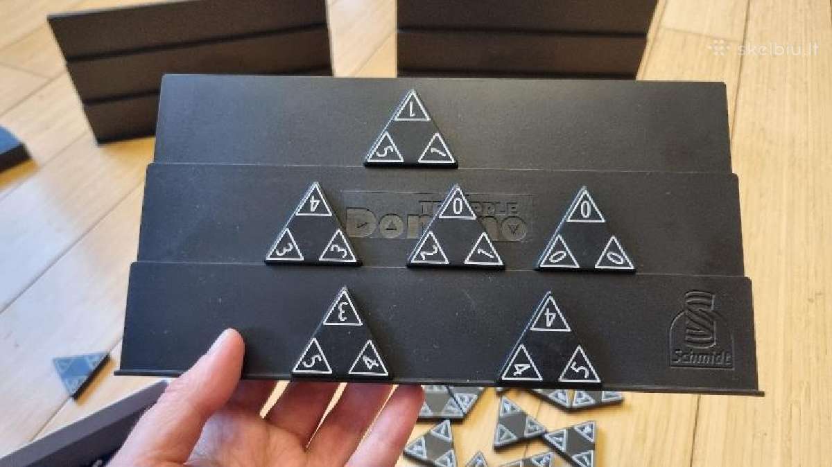 Stalo žaidimas "Tripple Domino" (Triomino) - nuotraukos Nr. 6