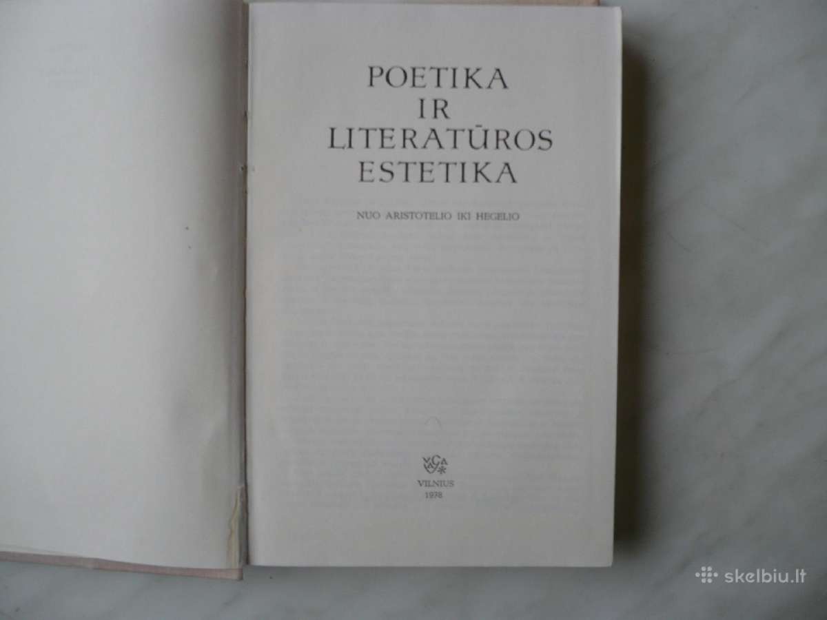 Poetika ir literatūros estetika - nuotraukos Nr. 2