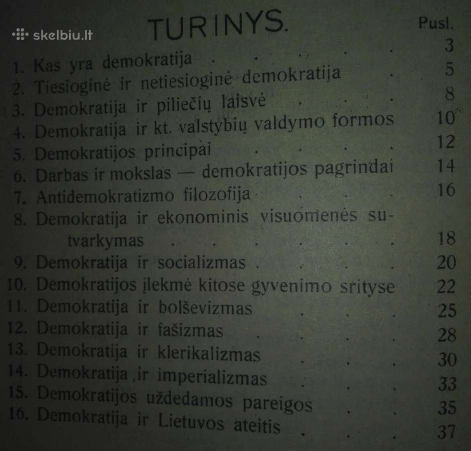 2058. Demokratija Ir Jos Priešai Arba Demokrato Ka - nuotraukos Nr. 3
