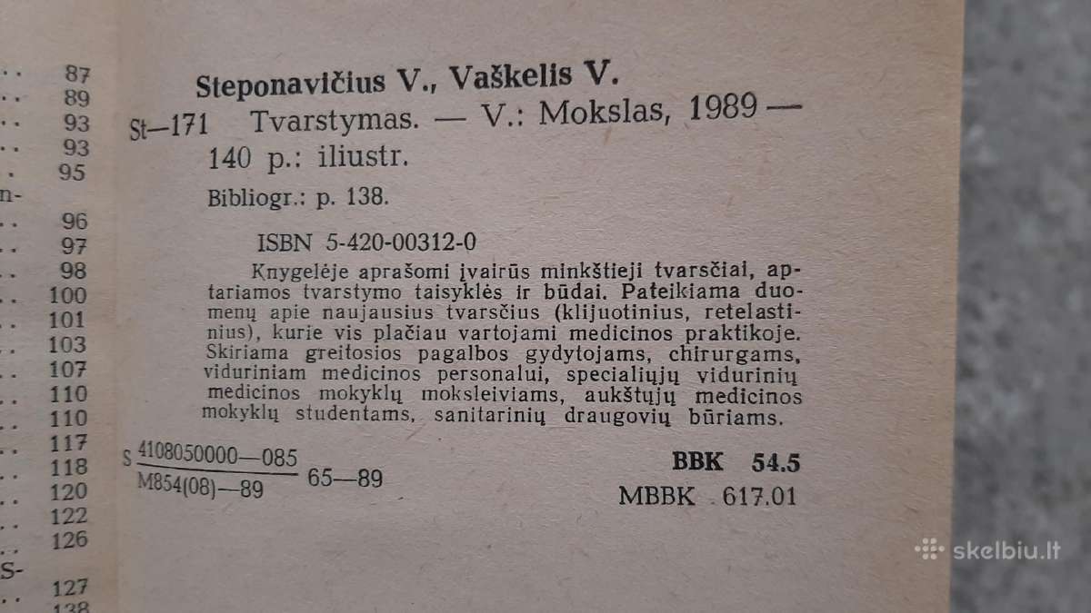 Tvarstymas - nuotraukos Nr. 2
