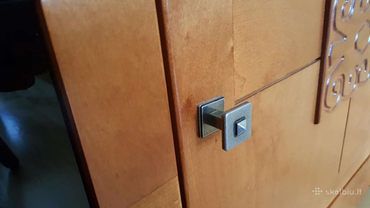 Baldų rankenėlės (4 vnt.) iš metalo - nuotraukos Nr. 5