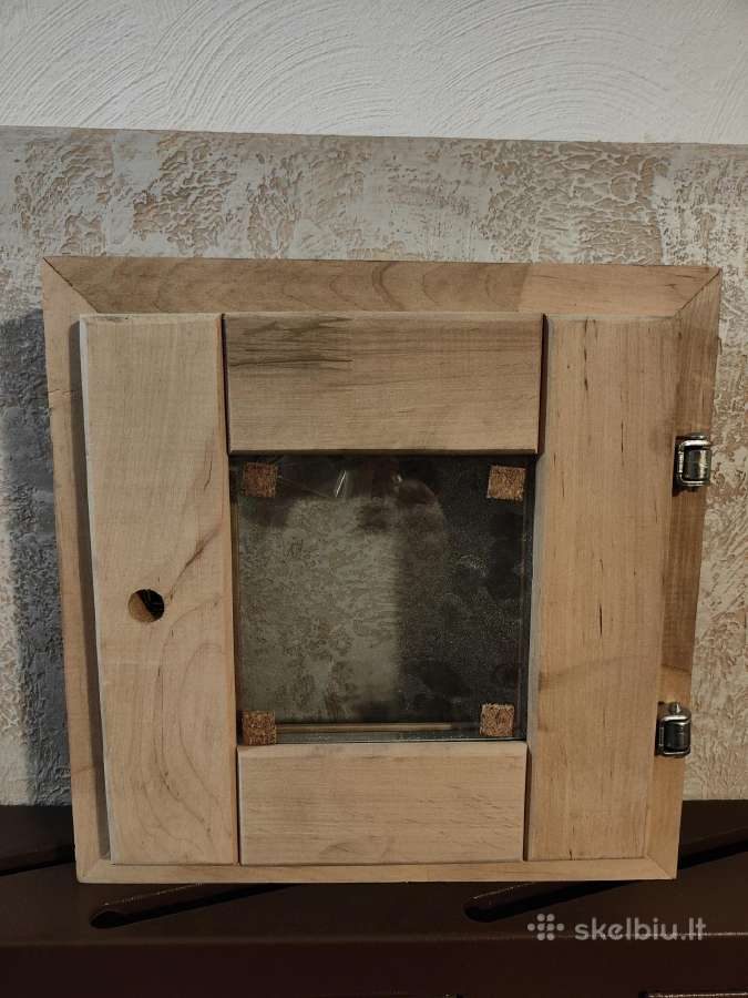 Mediniai Pirties langai su Stiklo paketu pirtims. - nuotraukos Nr. 11