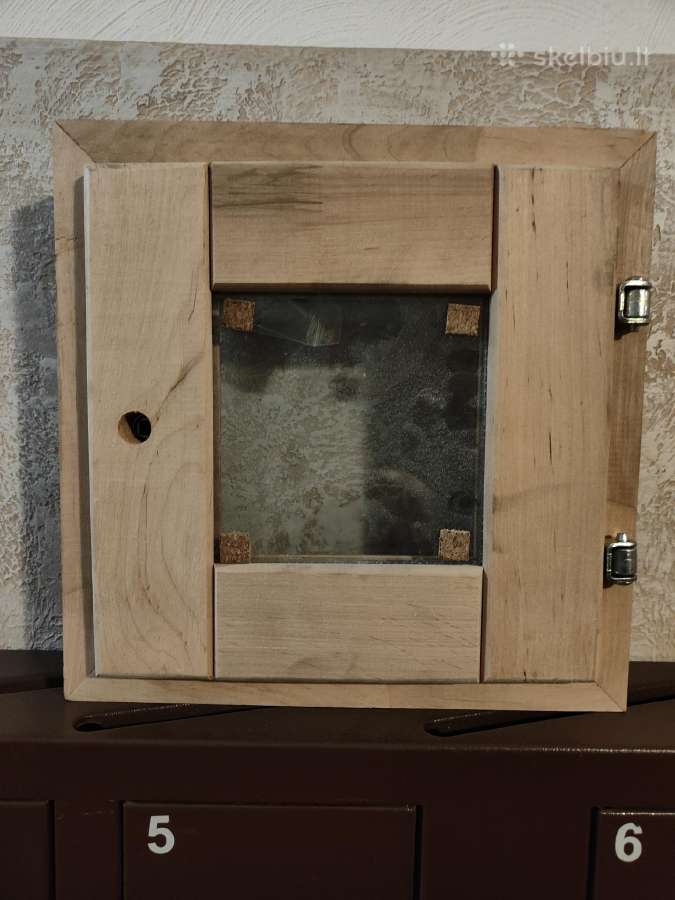 Mediniai Pirties langai su stiklo paketu-atidaromi - nuotraukos Nr. 15