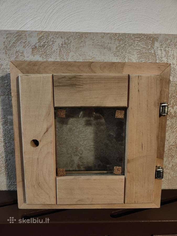 Mediniai Pirties langai su Stiklo paketu pirtims. - nuotraukos Nr. 11