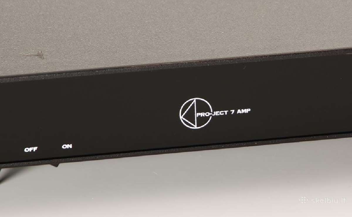 Pro-ject 7 Amp puristic designed stiprintuvas - nuotraukos Nr. 2