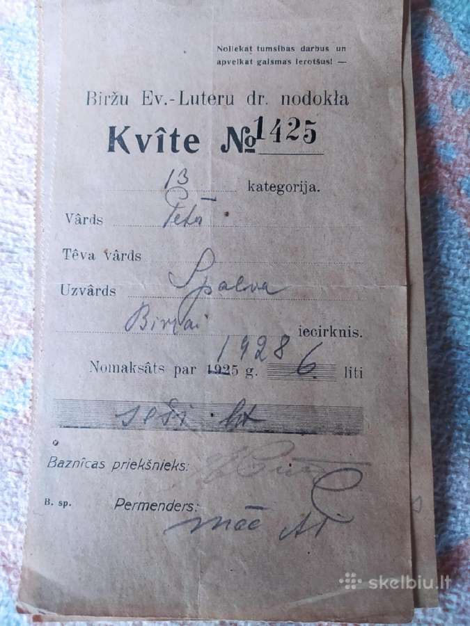 Seni kvitai - nuotraukos Nr. 2