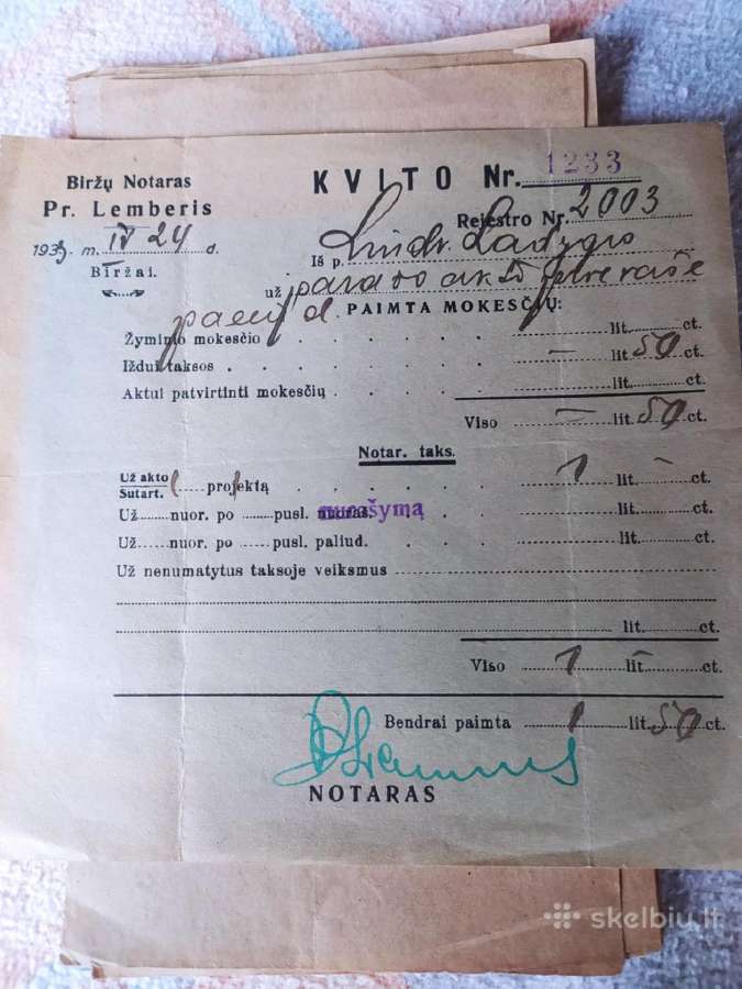 Seni kvitai - nuotraukos Nr. 4
