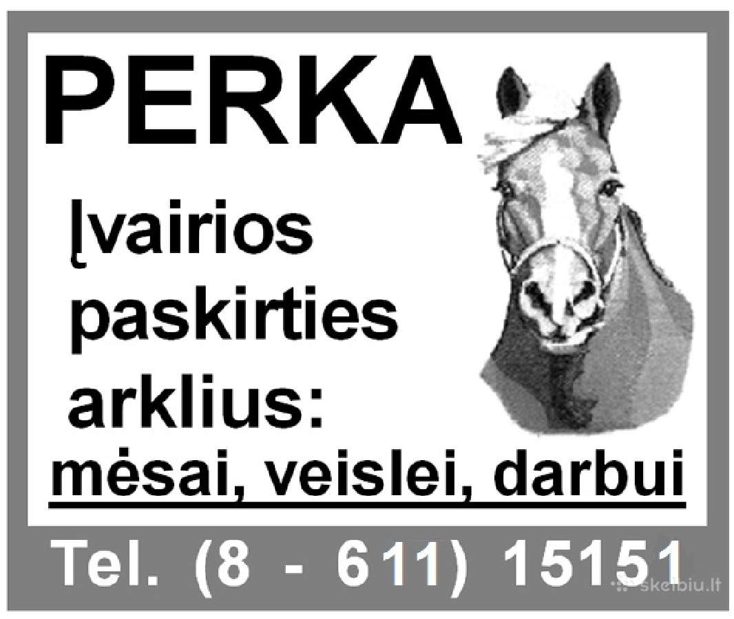 Nuolat perkame arklius