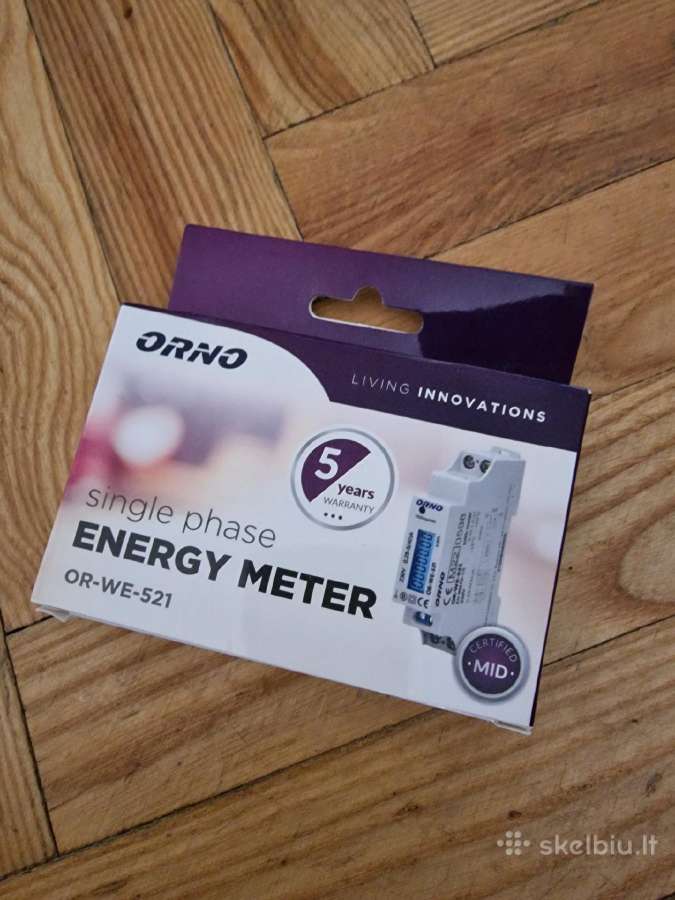 Elektros energijos suvartojimo skaitiklis matuokli