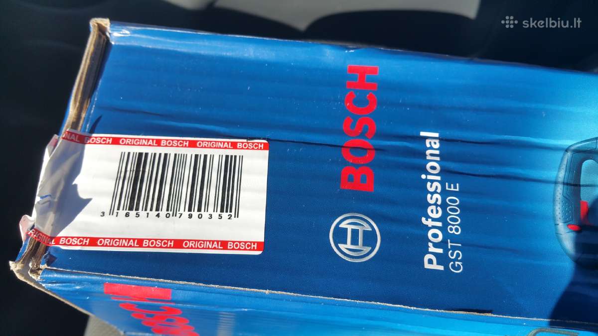 Siaurapjuklis Bosch gst8000e naujas garantija - nuotraukos Nr. 2