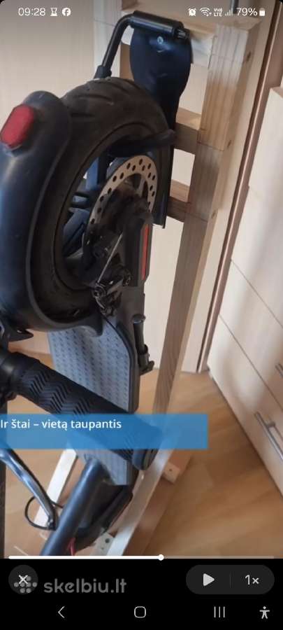 Stovas elektriniam paspirtukui - nuotraukos Nr. 2