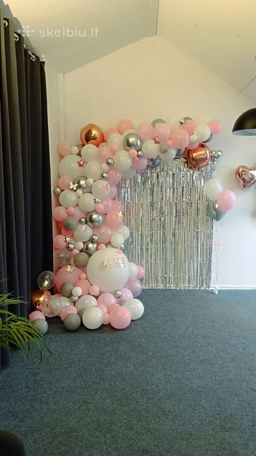 Dekoravimas balionais,foto zonos iš balionų - nuotraukos Nr. 28