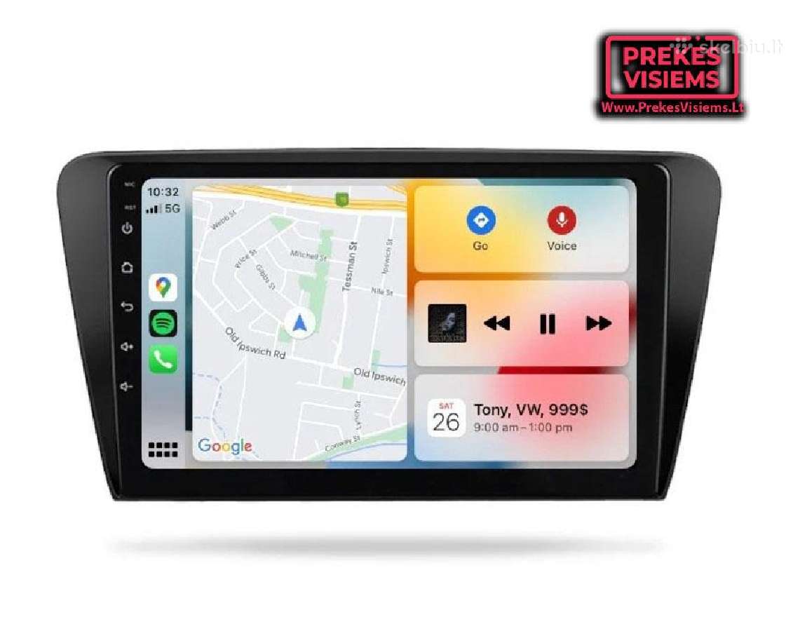 Skoda Octavia 2013-2019 Android Multimedija - nuotraukos Nr. 2
