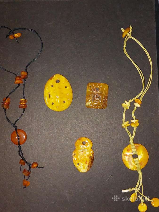 Gintariniai papuošalai- amuletai - nuotraukos Nr. 2